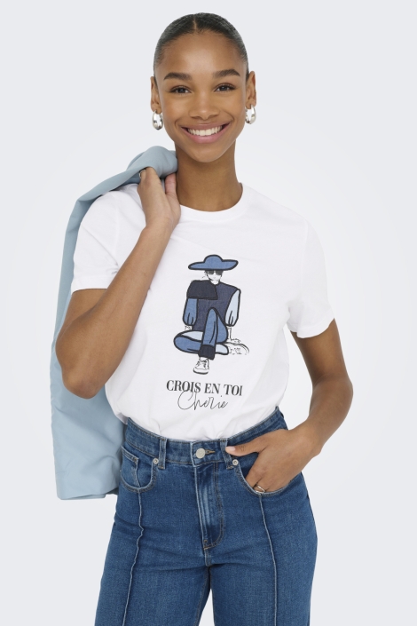 Only onlemma life reg s/s lady top jrs